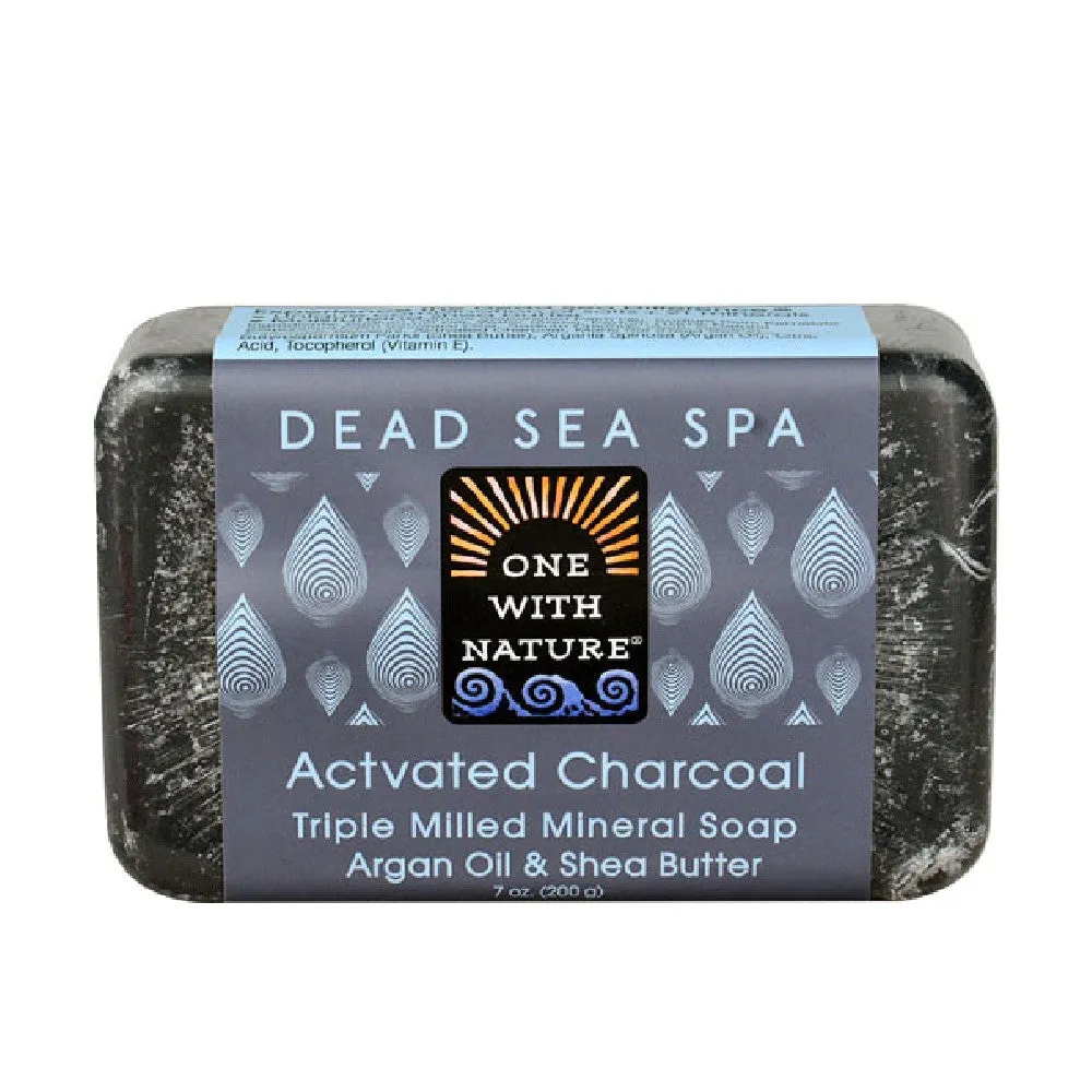 Activated Charcoal Triple Milled Mineral Soap Argan Oil & Shea Butter