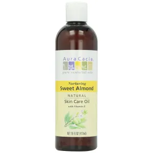 AURA CACIA - Natural Skin Care Oil, Sweet Almond - 16 fl. oz. (473 ml)