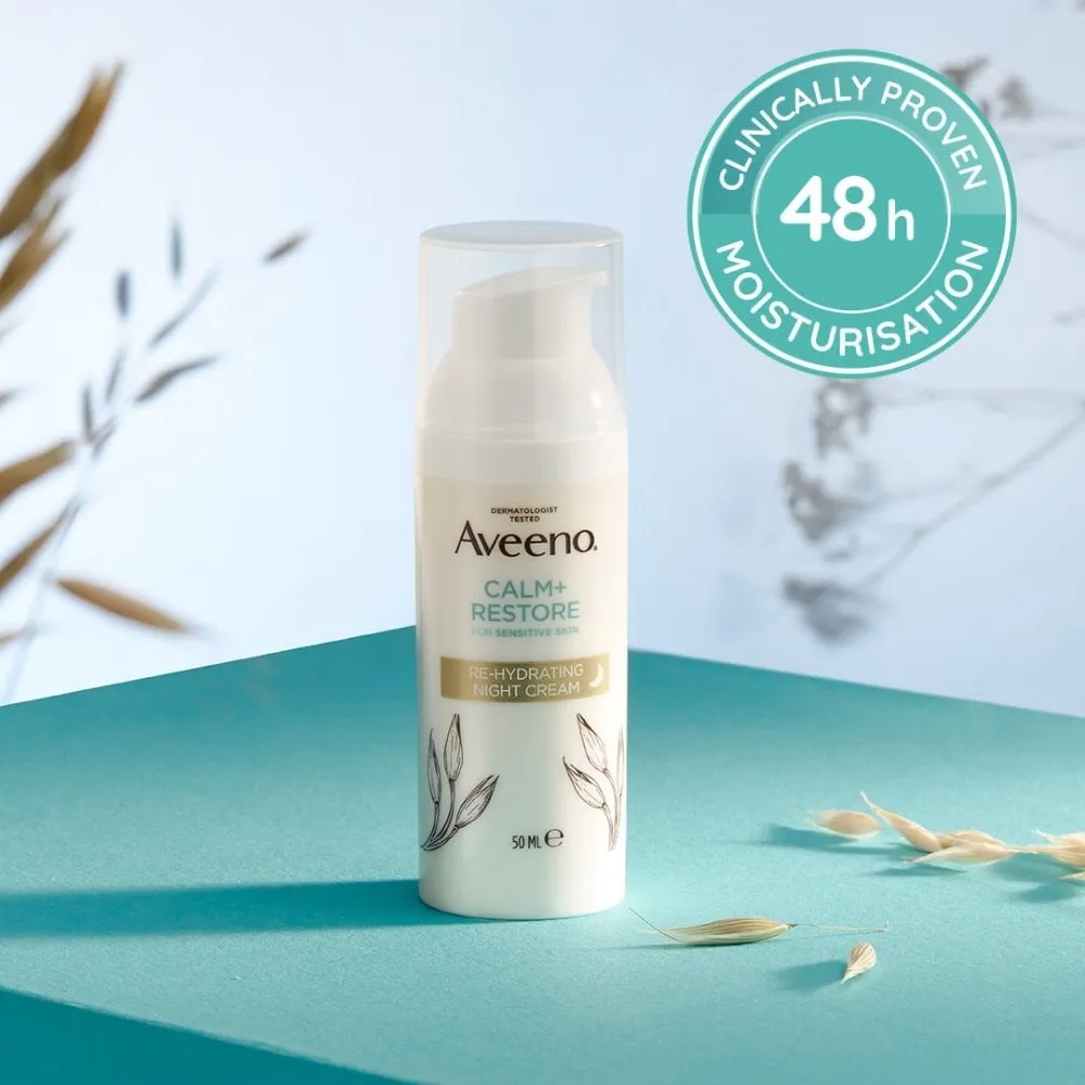 Aveeno Face Calm  Restore Re-Hydrating Night Cream 50ml