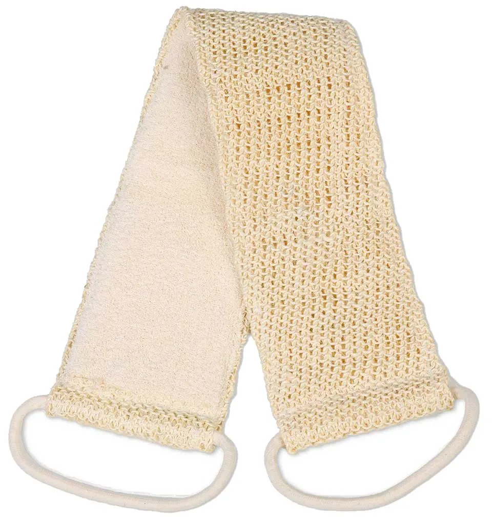 Balmy Naturel Coarse And Natural Sisal Bath Back Strap