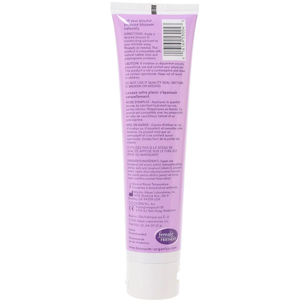 Blossom Organic Natural Lube in 4oz/120ml