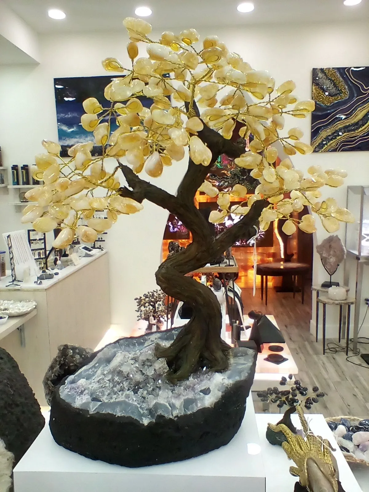 Citrine Bonsai Tree