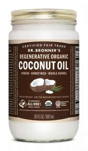 Dr. Bronner's Virgin Coconut Oil Whole Kernel 30 oz Oil