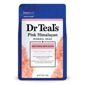 Dr. Teal's Pink Himalayan Mineral Soak Restore & Replenish - 3 Lbs