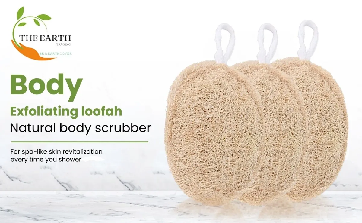 Eco Friendly Loofah for Bath- Round Shape