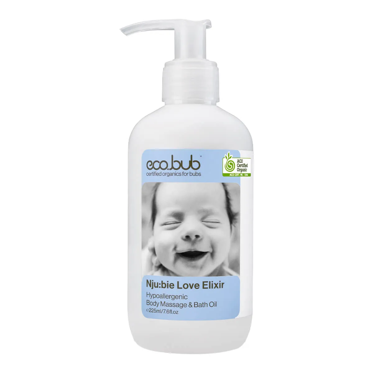 Eco.bub Nju:bie Love Elixir Hypoallergenic Body Massage & Bath Oil