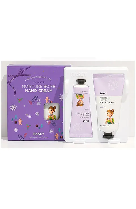 [FASCY] Violet Scented Moisturizing Hand Cream Set (Violet 40mL 80mL)