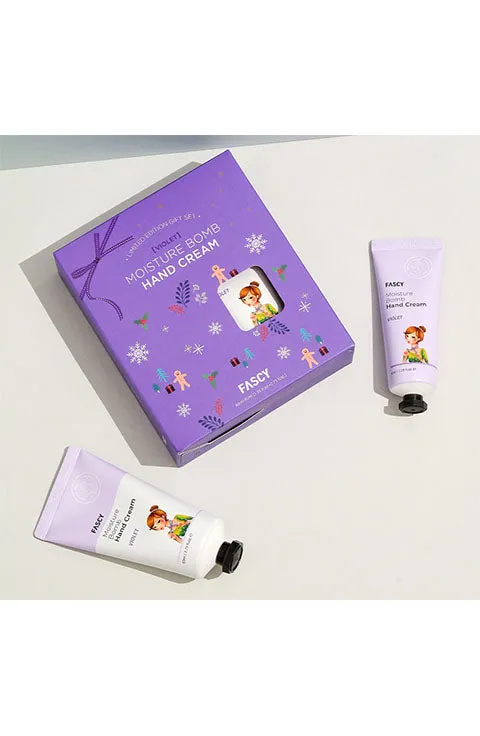 [FASCY] Violet Scented Moisturizing Hand Cream Set (Violet 40mL 80mL)