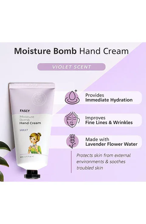 [FASCY] Violet Scented Moisturizing Hand Cream Set (Violet 40mL 80mL)