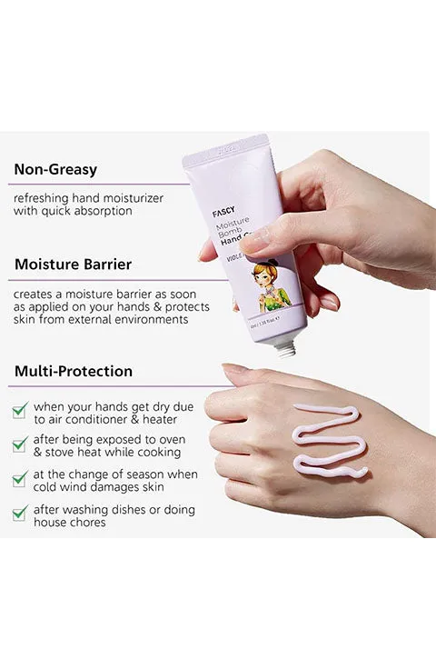 [FASCY] Violet Scented Moisturizing Hand Cream Set (Violet 40mL 80mL)