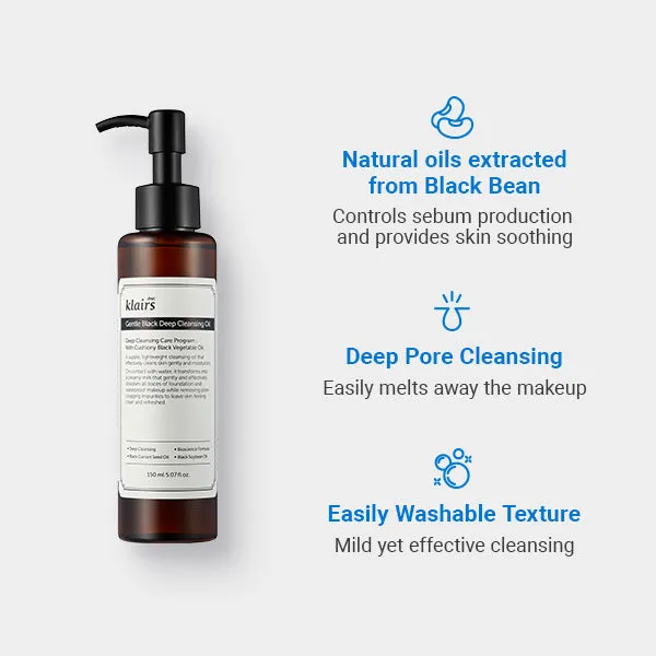 Gentle Black Deep Cleansing Oil