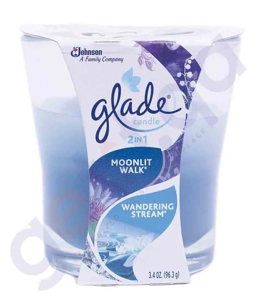 GLADE CANDLE MOONLIGHT WALK 3.4oz