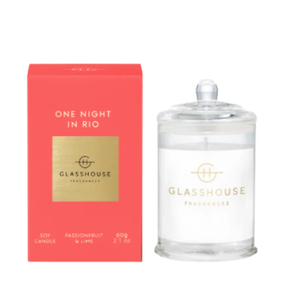 Glasshouse Fragrances 60g Triple Scented Soy Candle