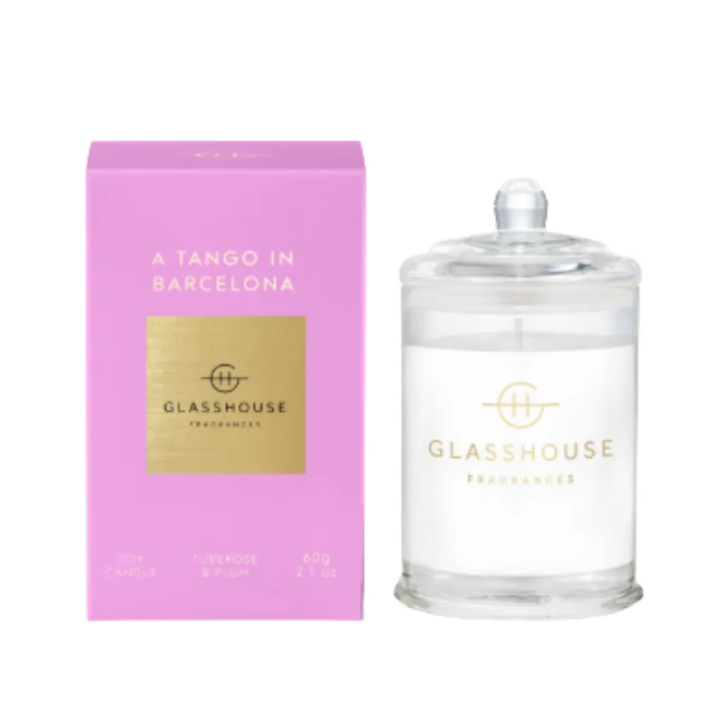 Glasshouse Fragrances 60g Triple Scented Soy Candle