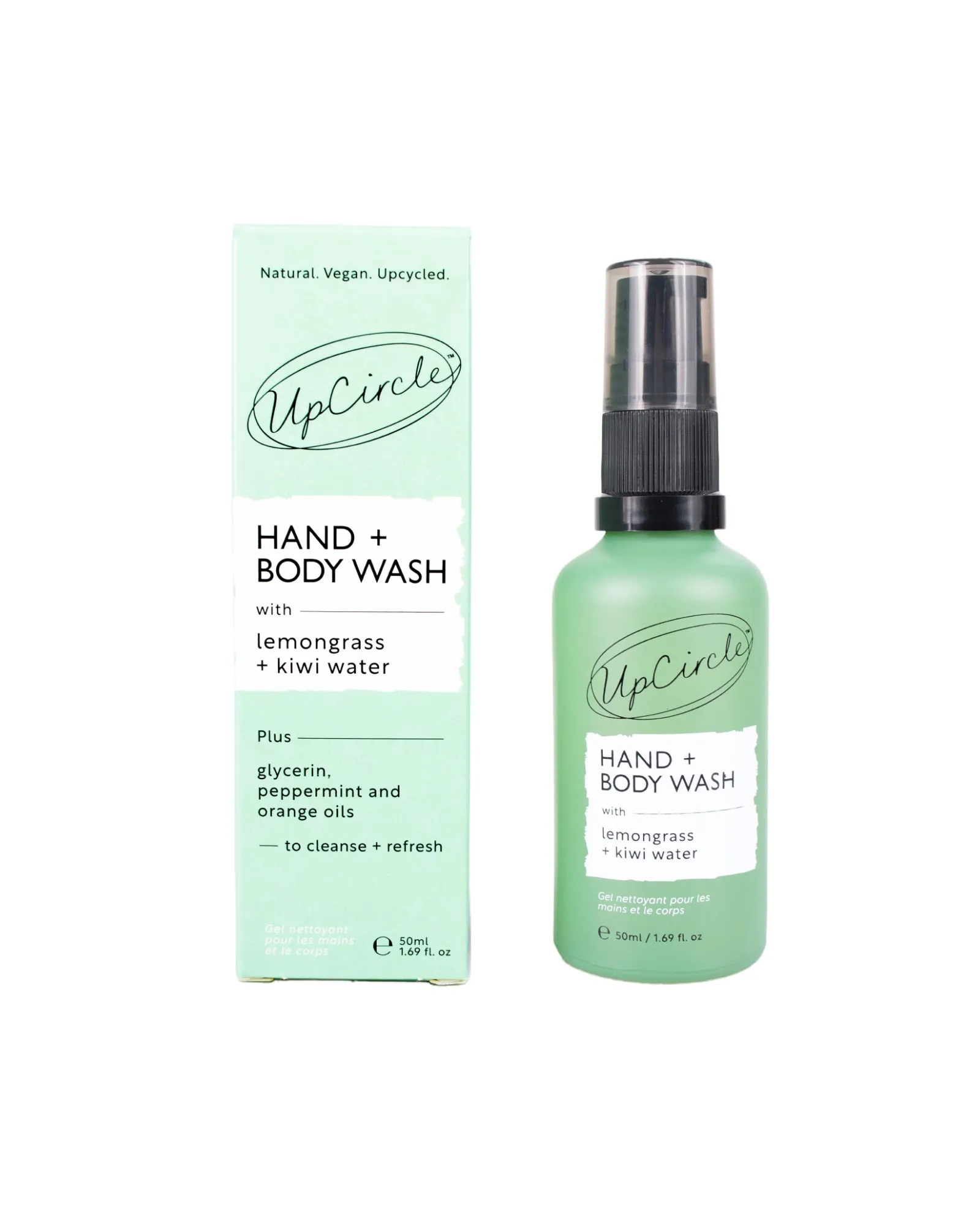 Hand & Body Wash with Lemongrass   Kiwi Water - Travel Size