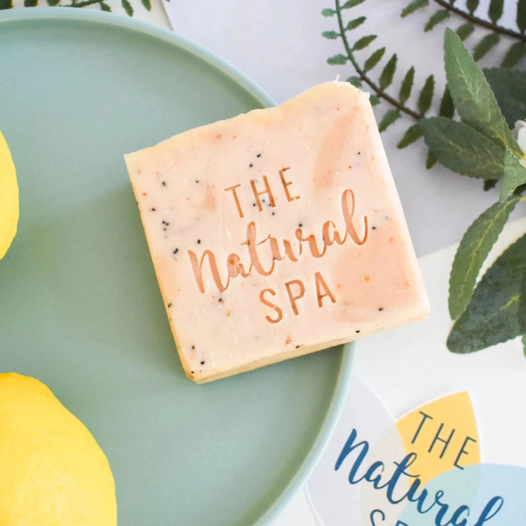 Handcrafted Cold-Process Soap Bar - Lemon Sorbet