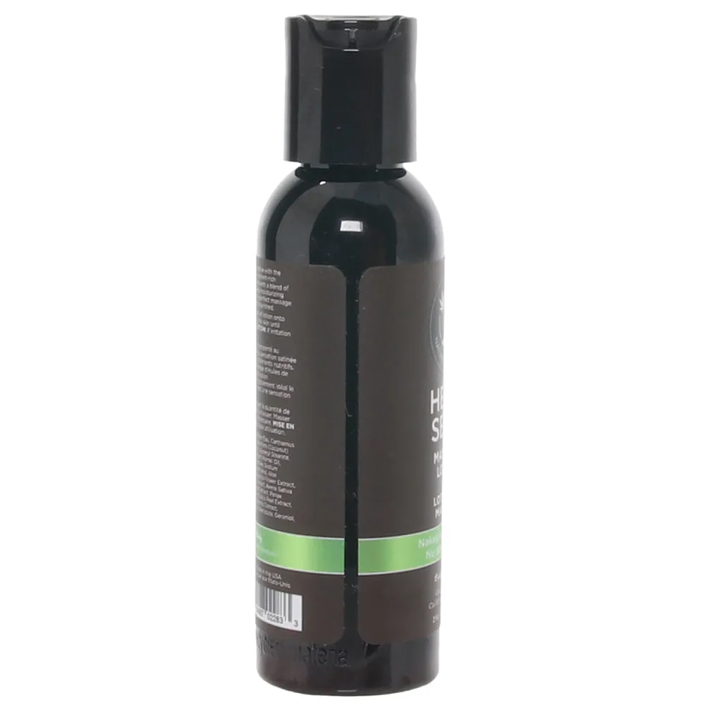 Hemp Seed Massage Lotion 2oz/60ml in Naked in the Woods