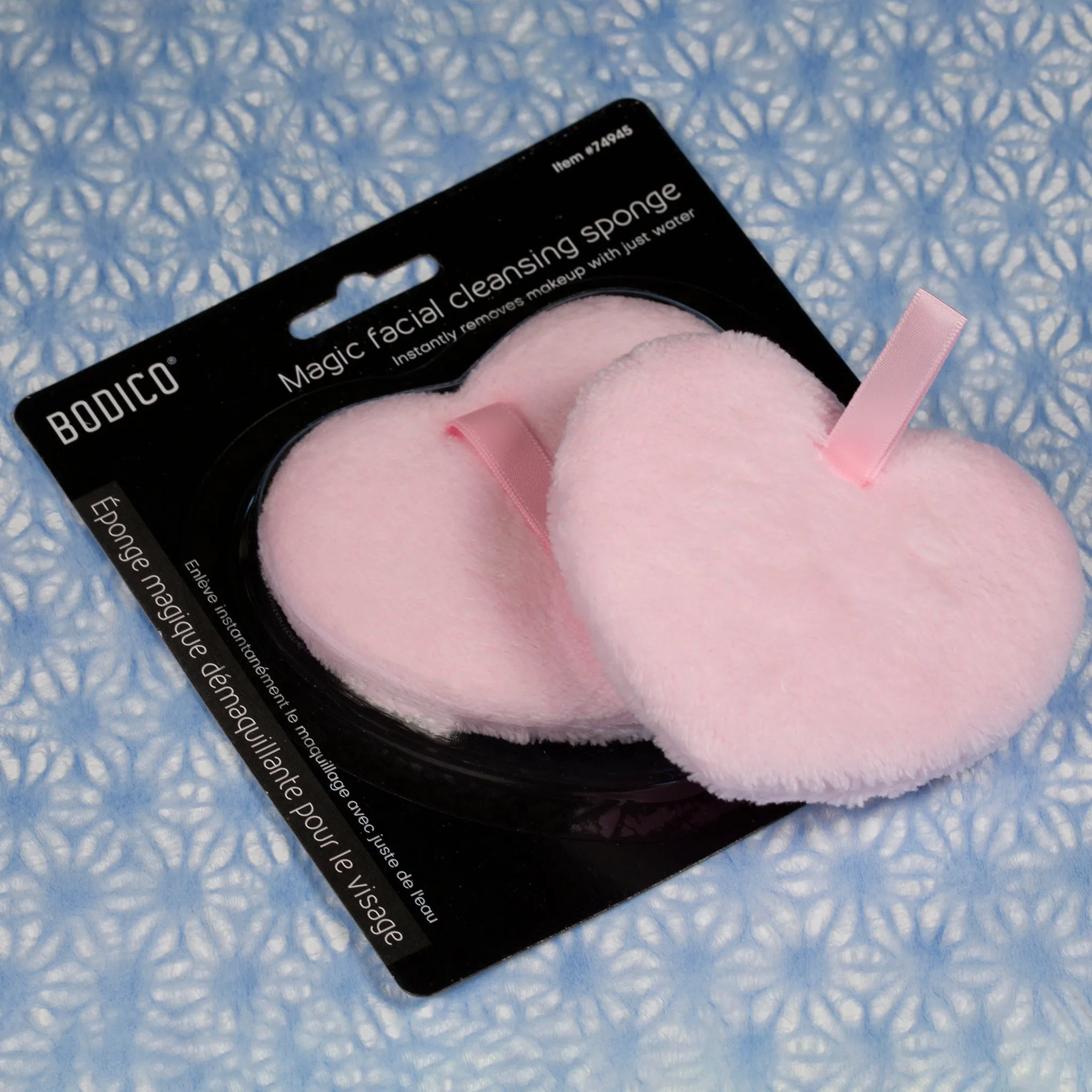 Magic Facial Cleansing Sponge - Pink