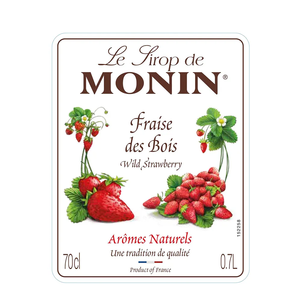 Monin Wild Strawberry Syrup 70cl