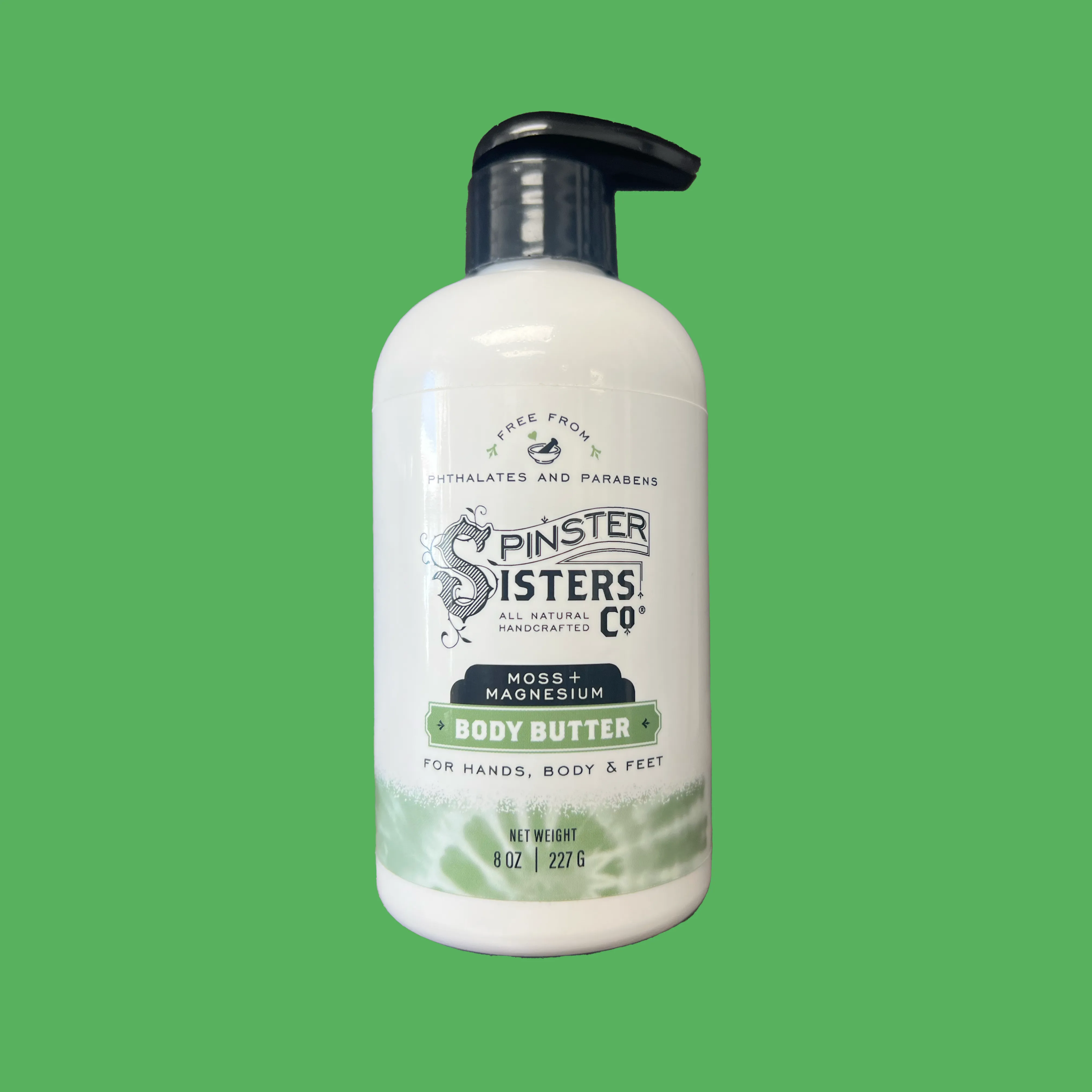 Moss   Magnesium Body Butter 8.5 oz Bottle