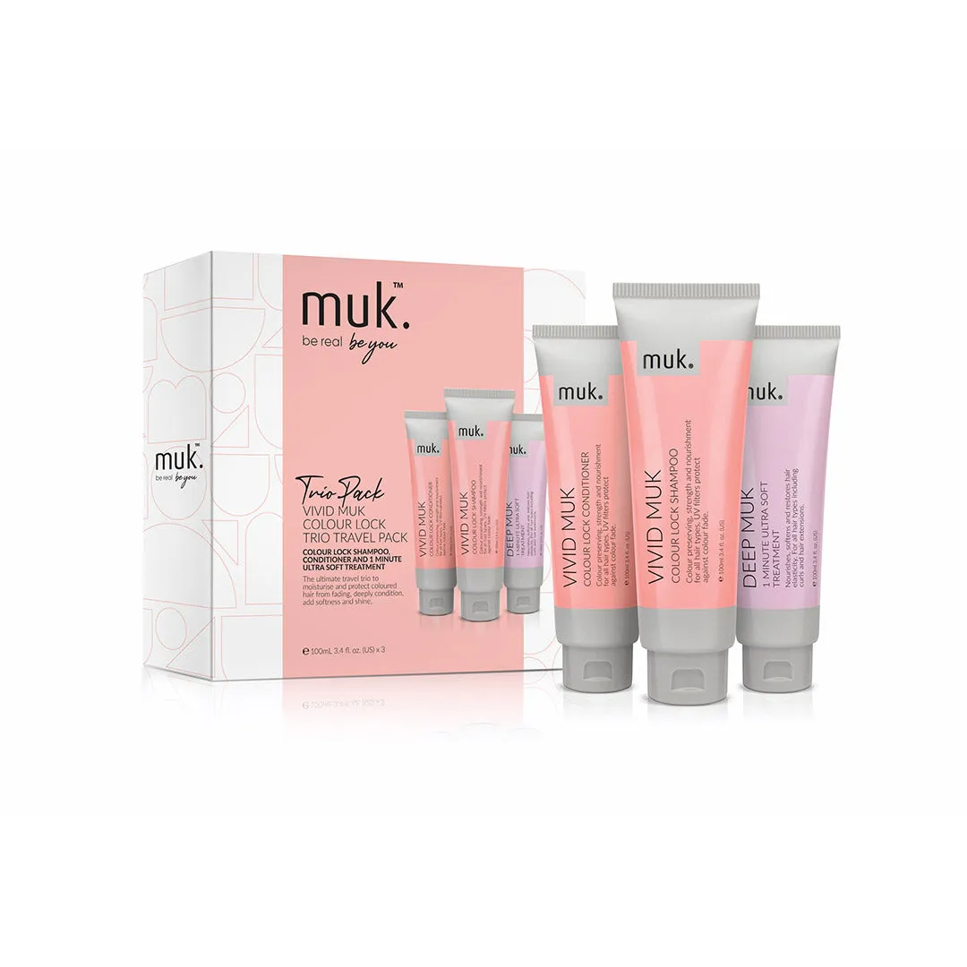 Muk Vivid Muk Colour Lock Trio Travel Pack