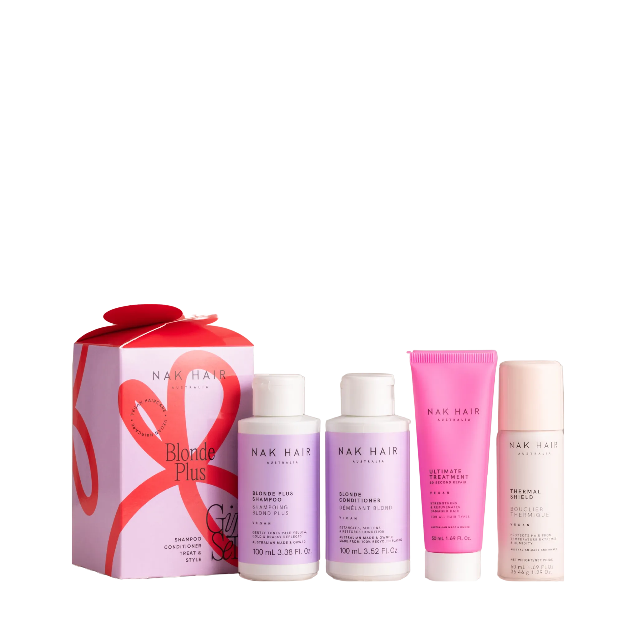 Nak Holiday Mini Quad Blonde Plus Gift Pack