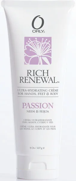 Orly Rich Renewal Cremes - Passion 8 oz.