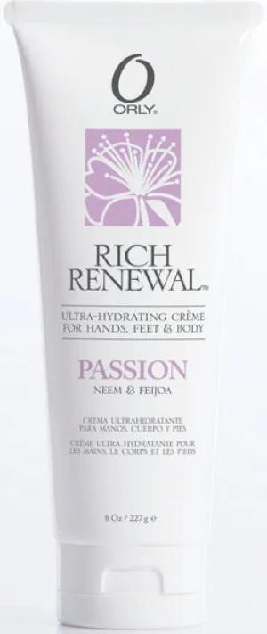 Orly Rich Renewal Cremes - Passion 8 oz.