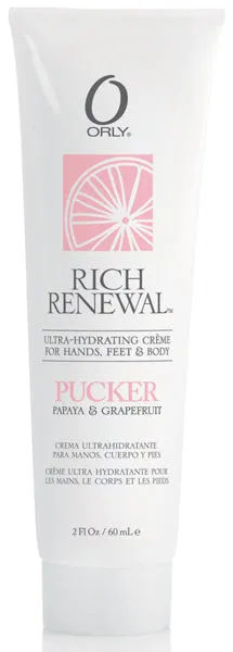 Orly Rich Renewal Cremes - Pucker 2 oz.