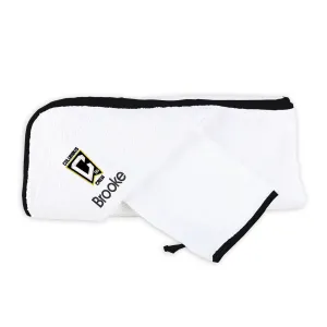 Personalized Columbus Crew Hooded Towel & Wash Mitt Set