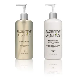 Salon Size Rain Body Wash   Nourishing Body Lotion Duo