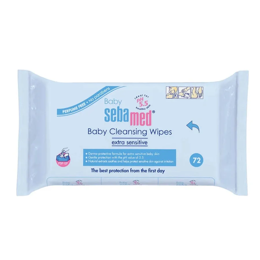 Sebamed Baby Wet Wipes 72's Perfume Free