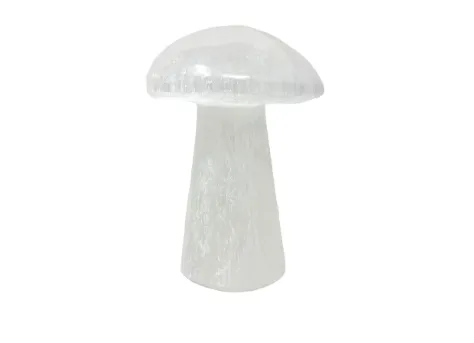 Selenite Mushroom 3"