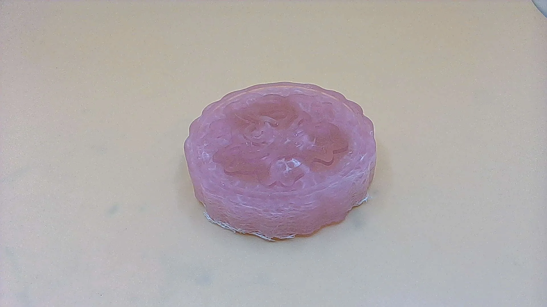 Strawberry infused in glycerin Loofah Soap