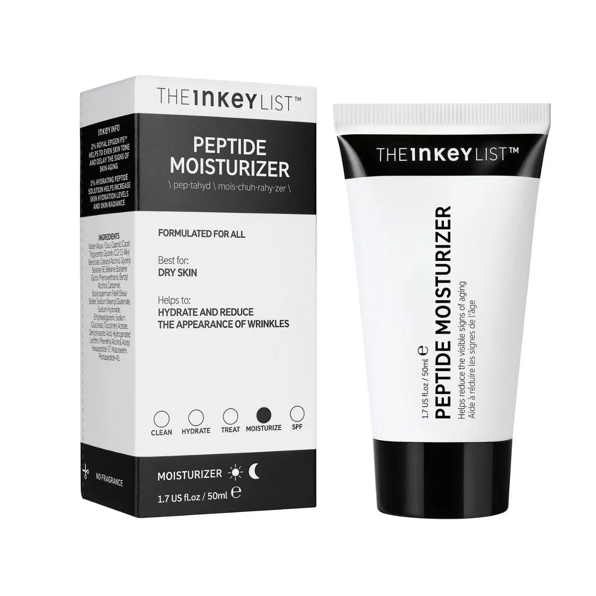 The Inkey List Peptide Moisturiser