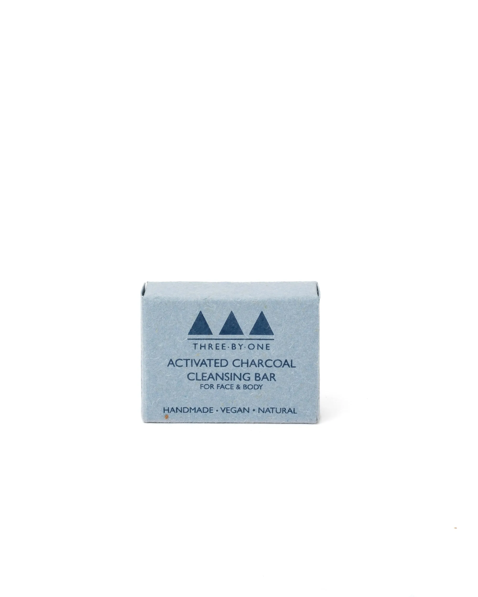 Three By One Activated Charcoal Cleansing Bar for face and body